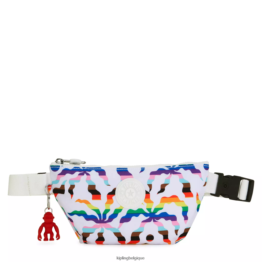 sacs banane | Kipling gizisac banane imprimé palmier arc-en-ciel unisexe ZJH42P37